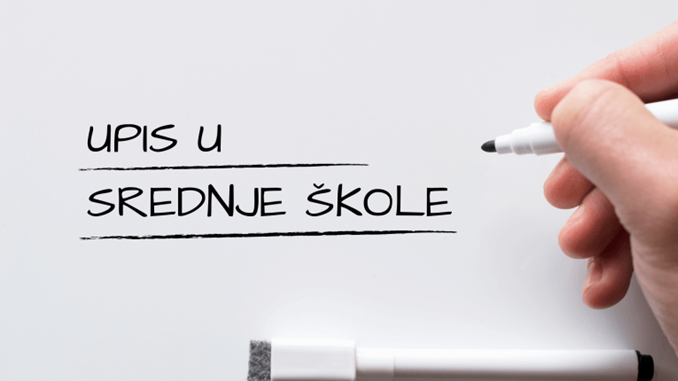 Početak prijava kandidata u sustav upisa u srednje škole